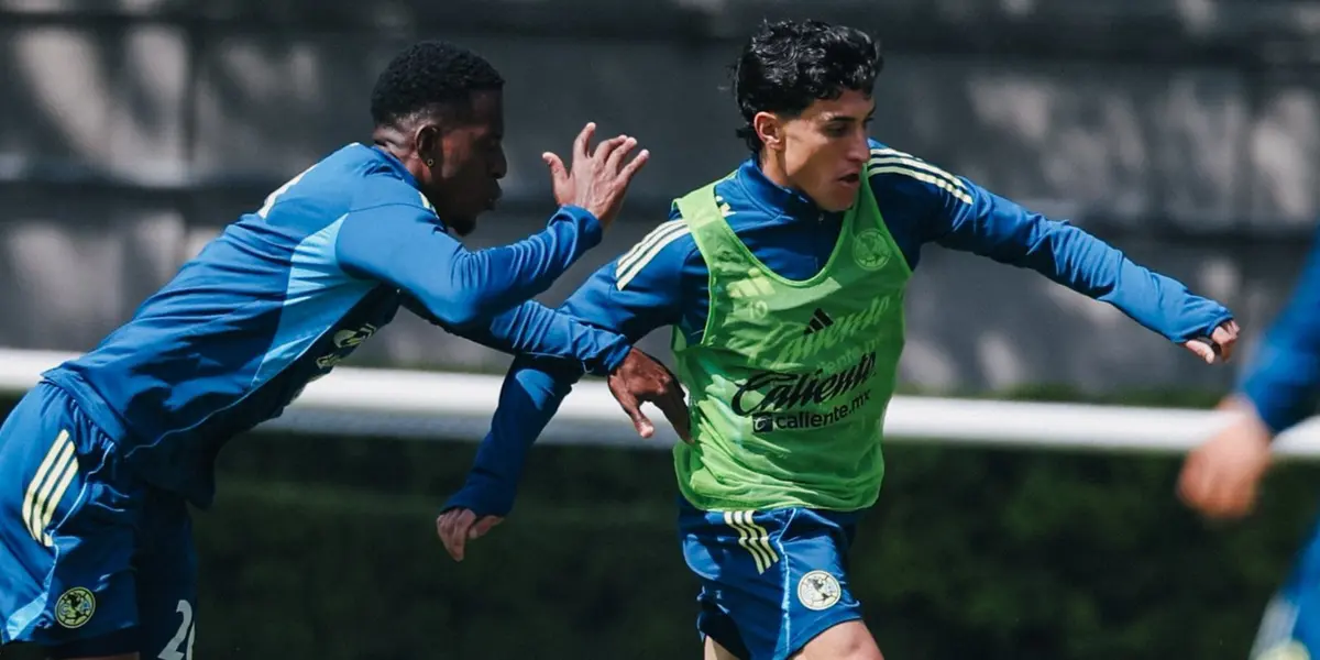 Jugadores entrenando. Foto: Club América.