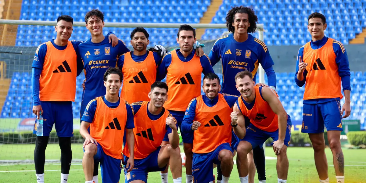 Jugadores entrenando. Foto: Tigres