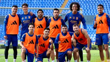 Jugadores entrenando. Foto: Tigres