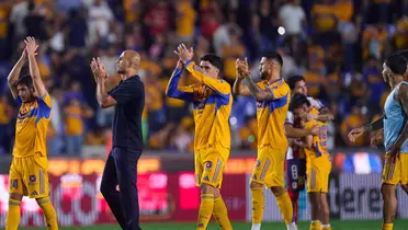 Jugadores festeando. Foto: Tigres