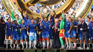 Jugadores festejando el Mundial de Clubes/ Foto Chelsea.