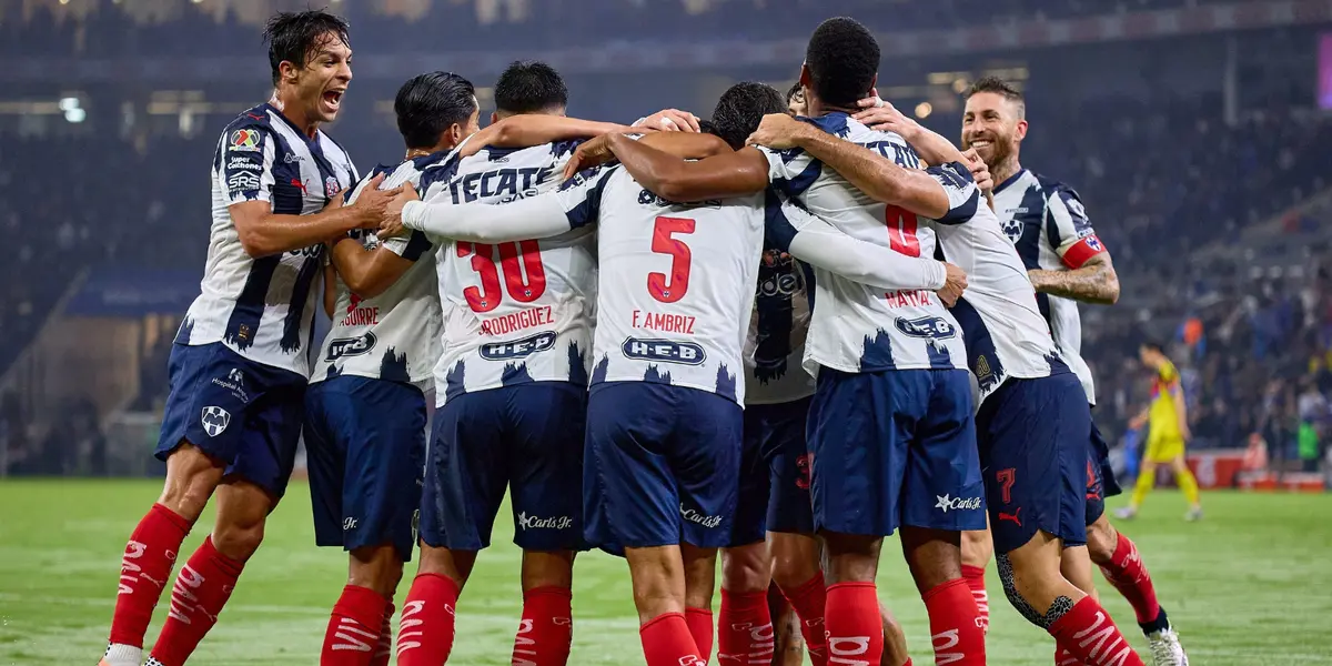 Jugadores festejando. Foto: Rayados