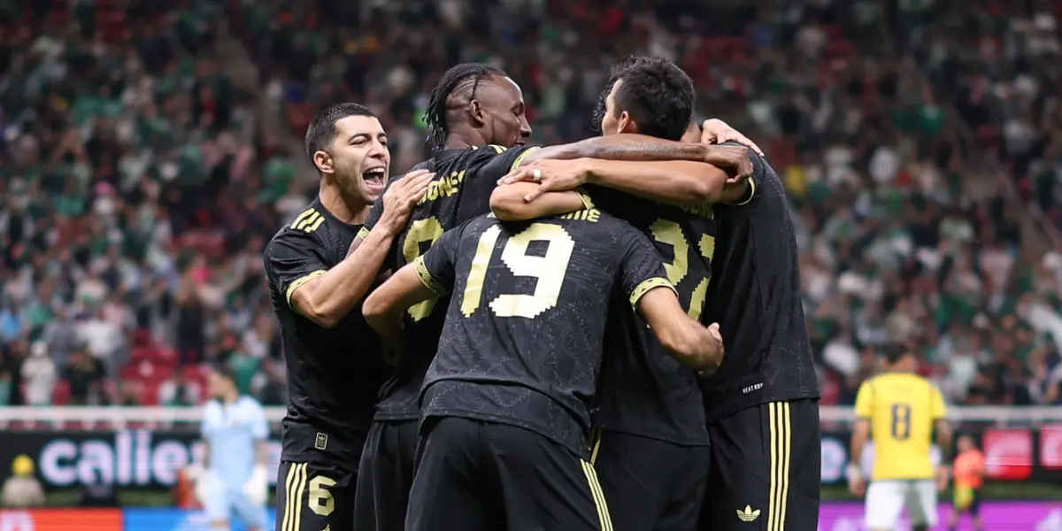 Jugadores festejando. Foto: Selección Mexicana