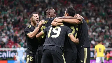 Jugadores festejando. Foto: Selección Mexicana