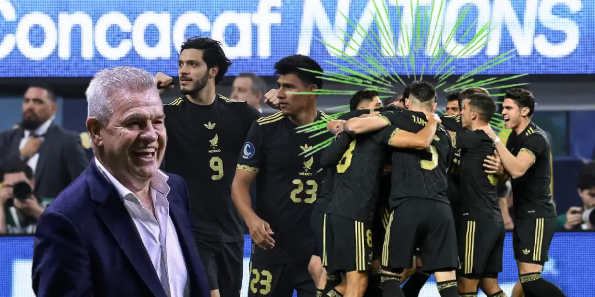 Jugadores festejando y Javier Aguirre riendo/ Foto El Mañana de Reynosa.