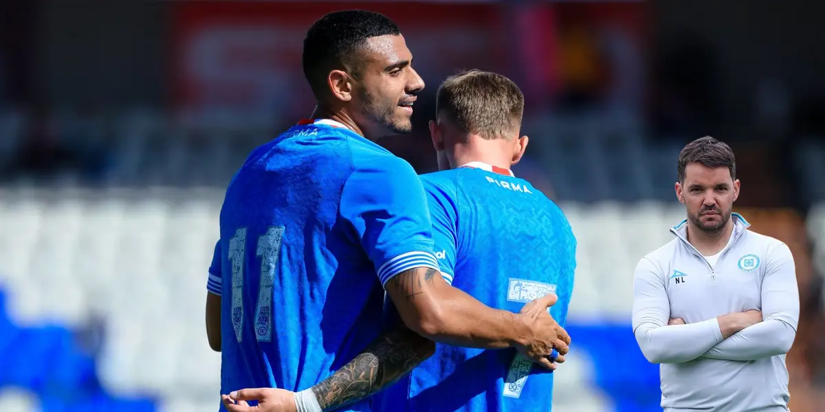 Jugadores posterior a partido. Foto: Cruz Azul