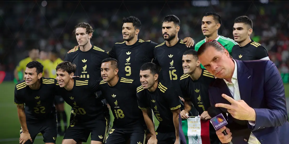 Jugadores previo a partido, con Martinoli al frente. Foto: Selección Mexicana