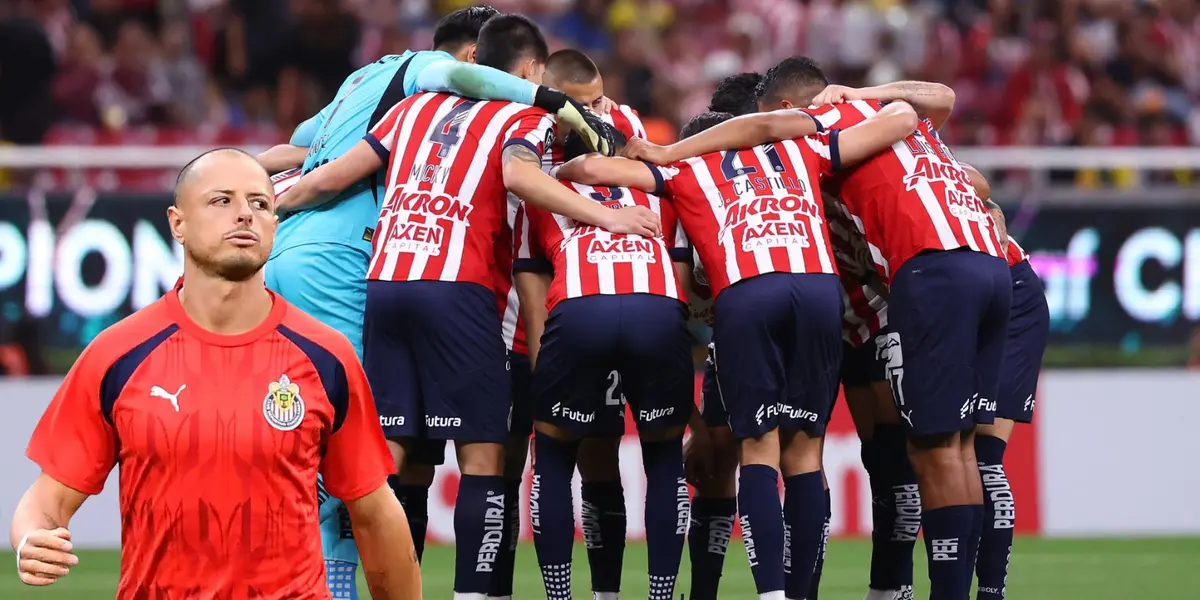 Jugadores previo a partido. Foto: Chivas