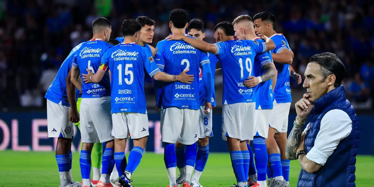 Jugadores previo a partido. Foto: Cruz Azul