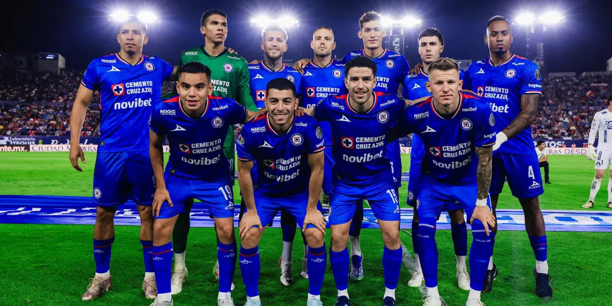 Jugadores previo a partido. Foto: Cruz Azul