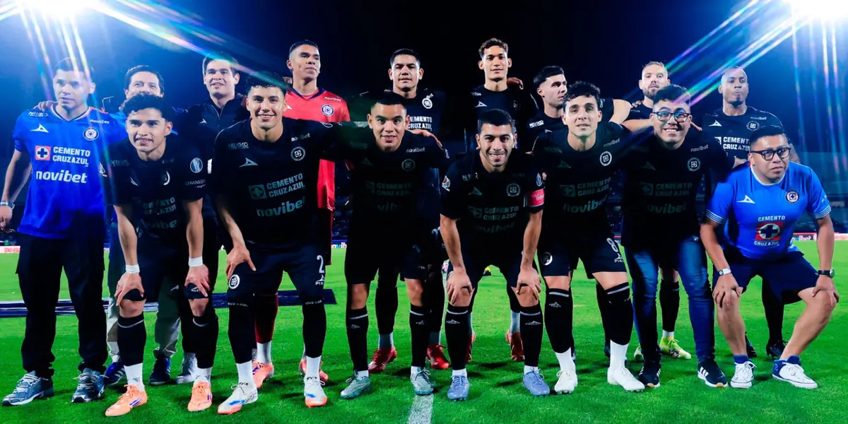 Jugadores previo a partido. Foto: Cruz Azul