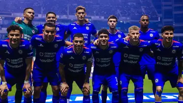 Jugadores previo a partido. Foto: Cruz Azul