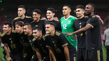 Jugadores previo a partido. Foto: Selección Mexicana