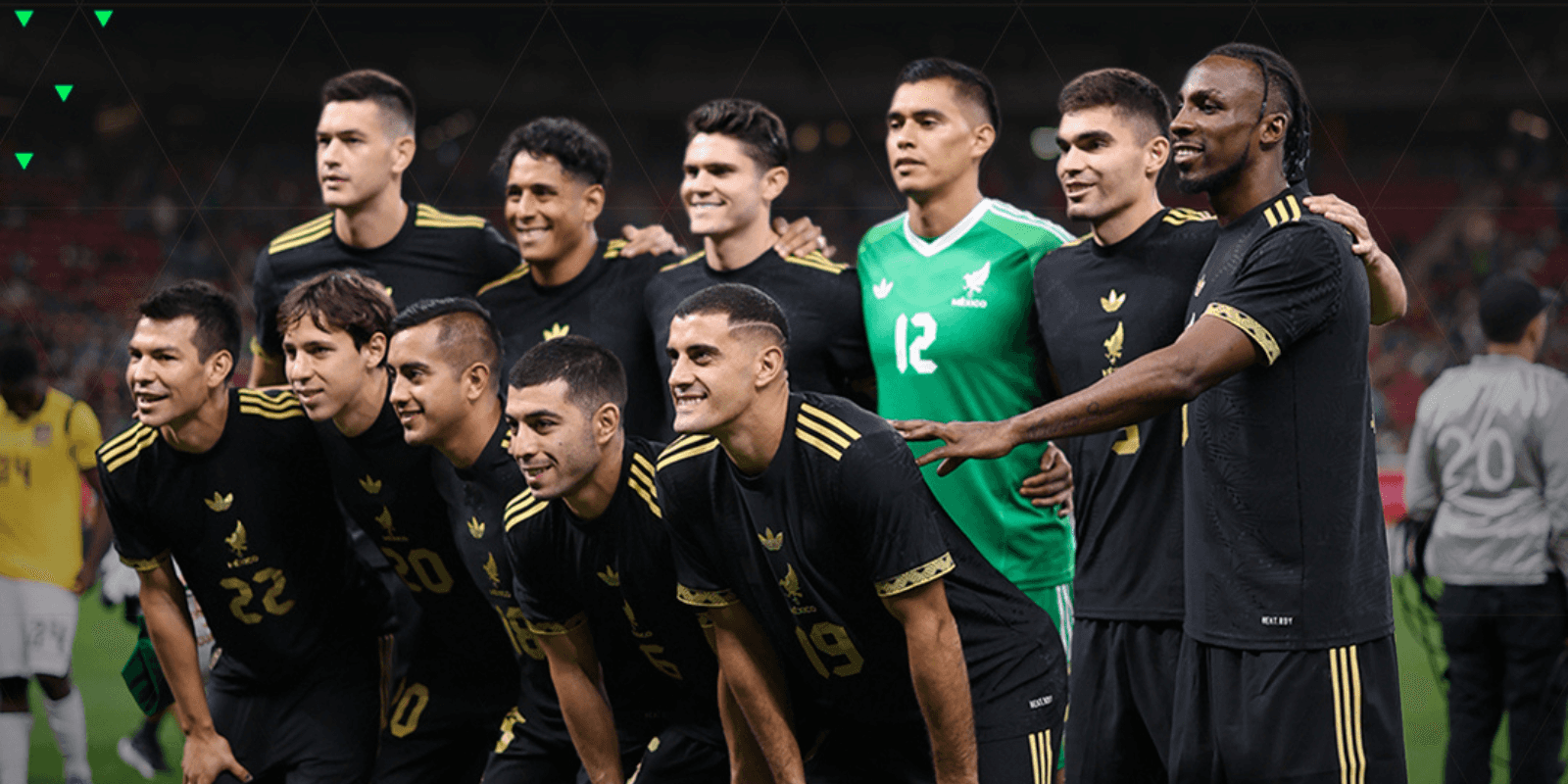 Jugadores previo a partido. Foto: Selección Mexicana