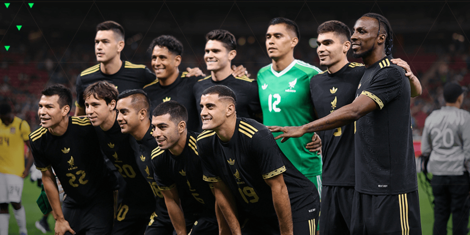 Jugadores previo a partido. Foto: Selección Mexicana