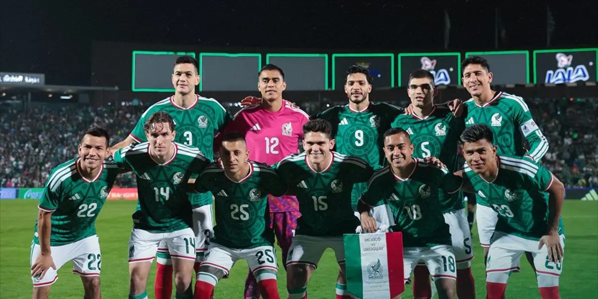 Jugadores previo a partido. Foto: Selección Mexicana