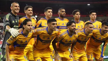 Jugadores previo a partido. Foto: Tigres