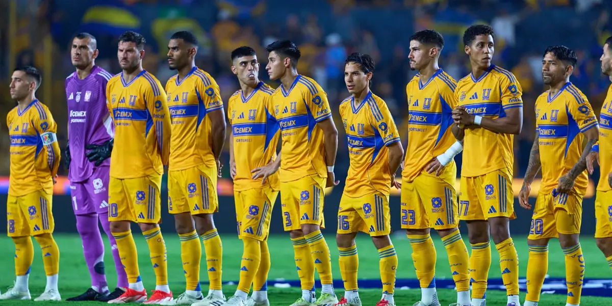 Jugadores previo a partido. Foto: Tigres