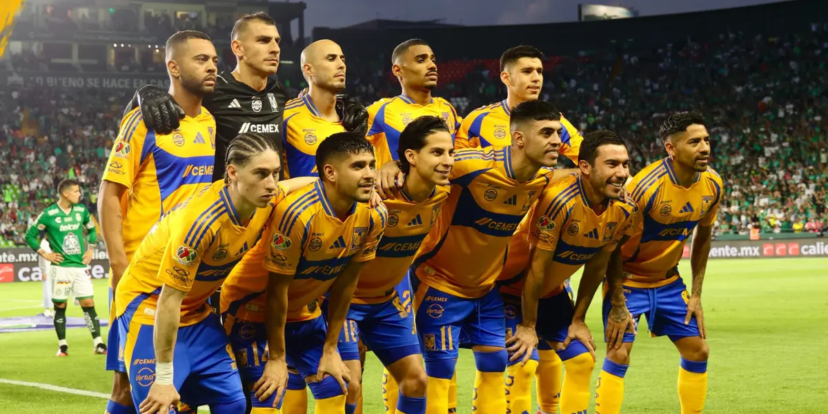 Jugadores previo a partido vs León. Foto: Tigres