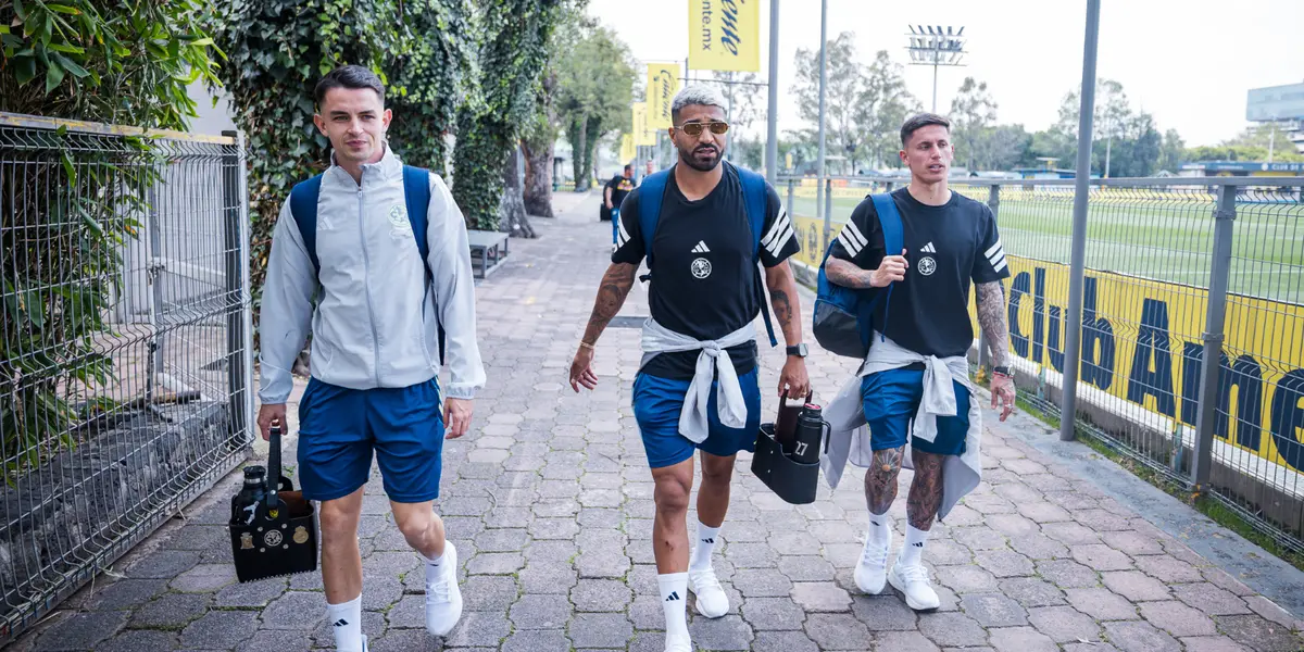 Jugadores rumbo a viaje. Foto: Club América