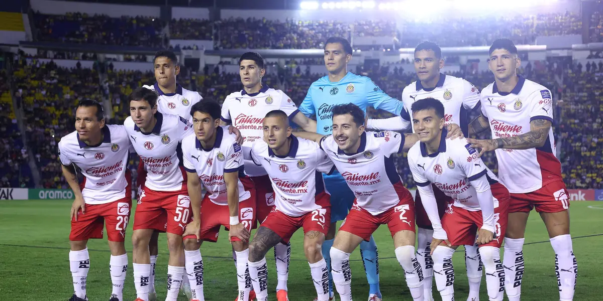Jugadores vs América. Foto: Chivas