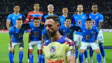 Jugadores vs América. Foto: Cruz Azul