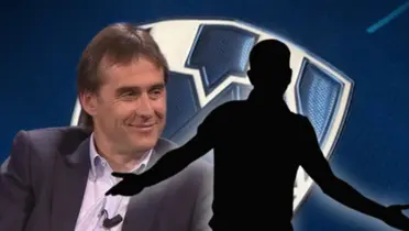 Julen Lopetegui y Xavi Hernández en forma de silueta/Foto Soy Fútbol.