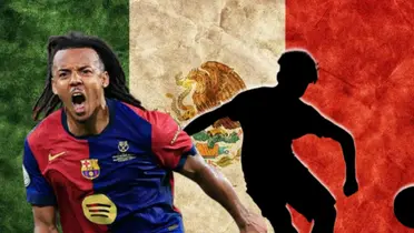 Jules Koundé junto a futbolista incógnito / FOTO X