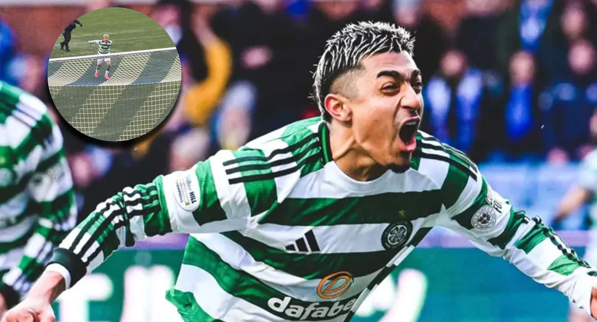 Julián Araújo mostró gran nivel en el encuentro en la Premiership de Escocia