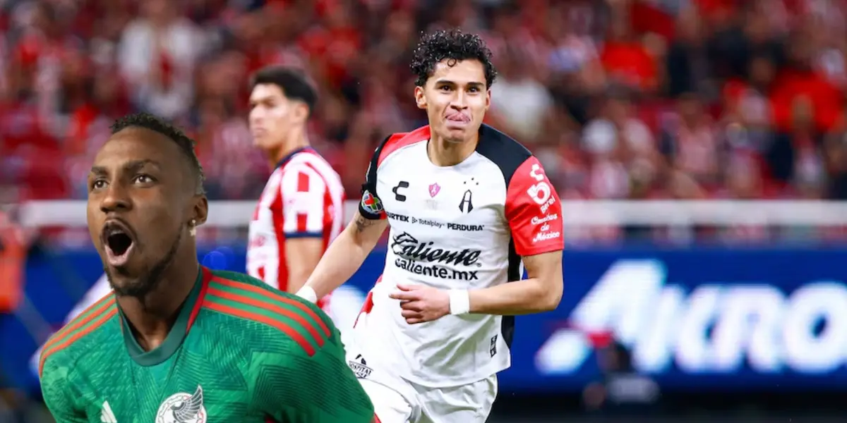Julián Quiñones en el Chivas vs Atlas / FOTO GOAL
