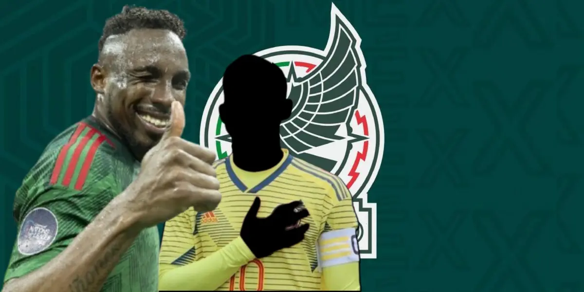 Julián Quiñones junto a jugador incógnito colombiano / FOTO MEDIOTIEMPO