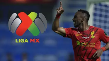 Julián Quiñones junto al logo de la Liga MX / FOTO AS MÉXICO