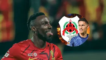 Julián Quiñones y Brian Rodríguez/ Foto Al Qadisiyah.