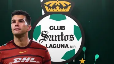 Julio González junto a Santos Laguna / FOTO ESTO