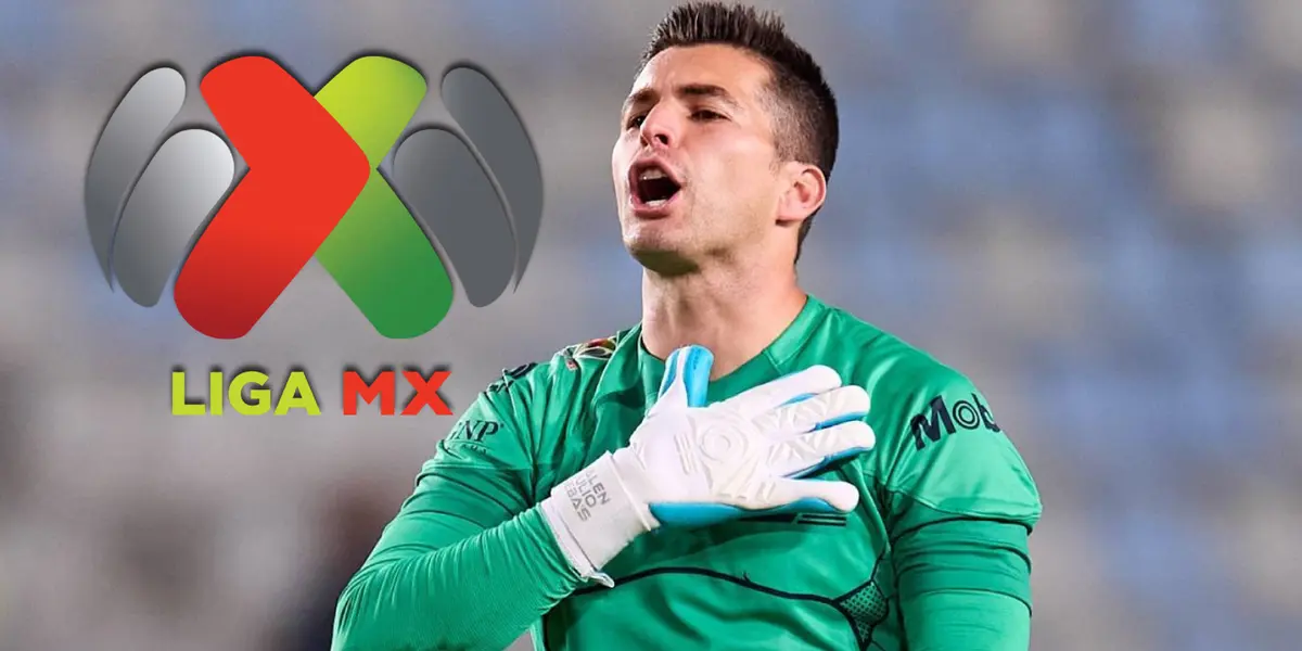 Julio González junto al logo de la Liga MX / FOTO MARCA