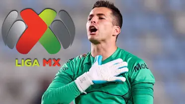 Julio González junto al logo de la Liga MX / FOTO MARCA