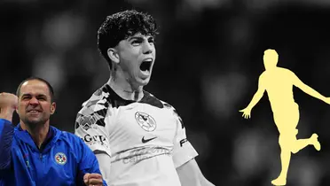 Kevin Álvarez celebrando con América. Foto: Leagues Cup