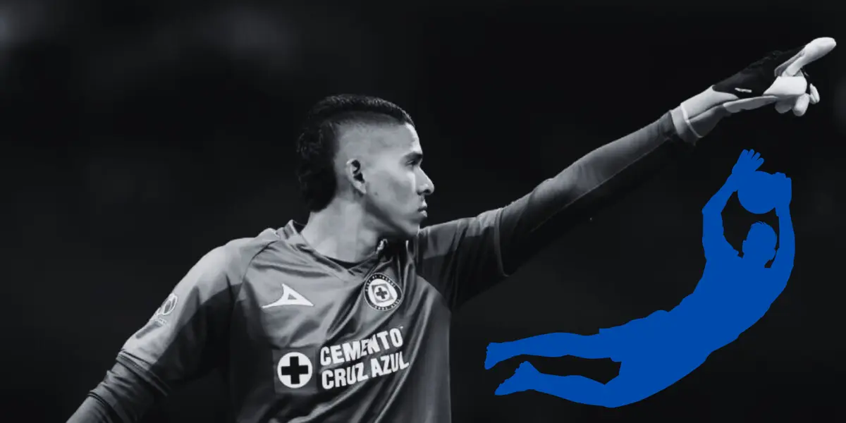 Kevin Mier en partido con Cruz Azul. Foto: Claro Sports