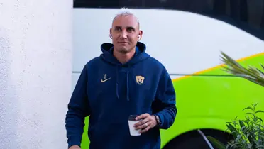 Keylor en llegada a partido. Foto: Pumas