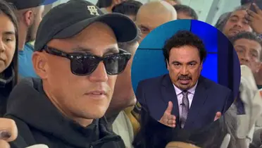 Keylor Navas junto a Hugo Sánchez / FOTO ESPN