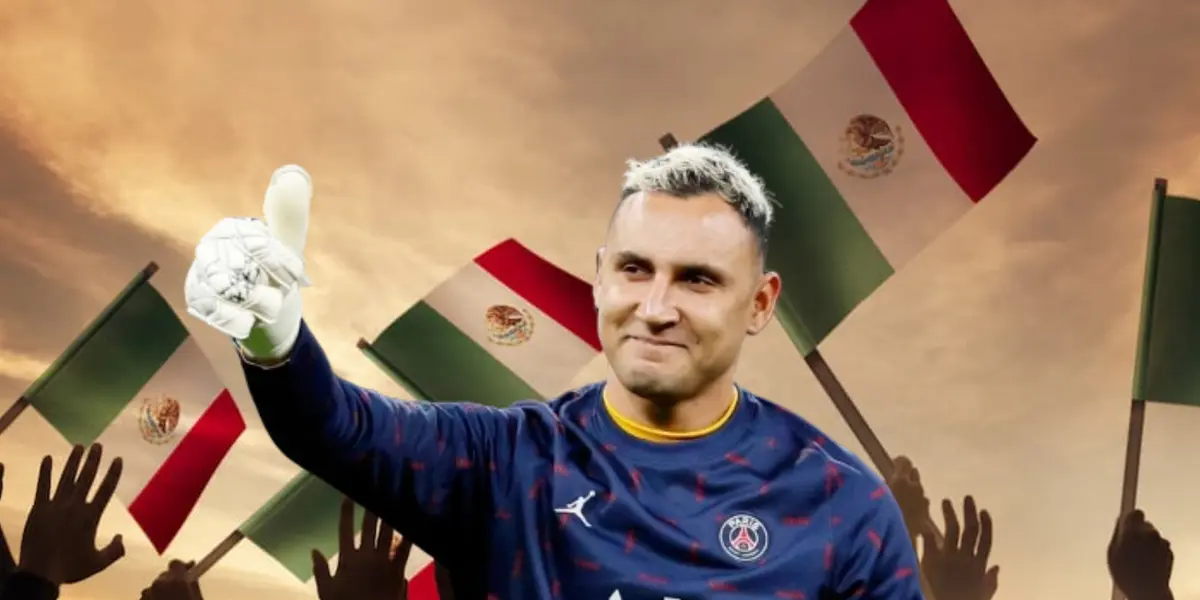 Keylor Navas y banderas de México/ Foto Hotel Princess Hotels.