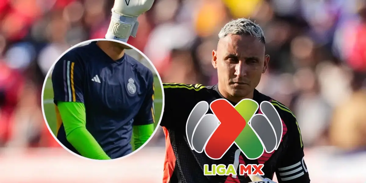 Keylor Navas y portero del Real Madrid recortado/Foto FDP Radio.