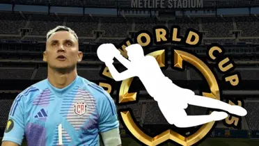 Keylor Navas y silueta de portero/Foto ZMG Sports.
