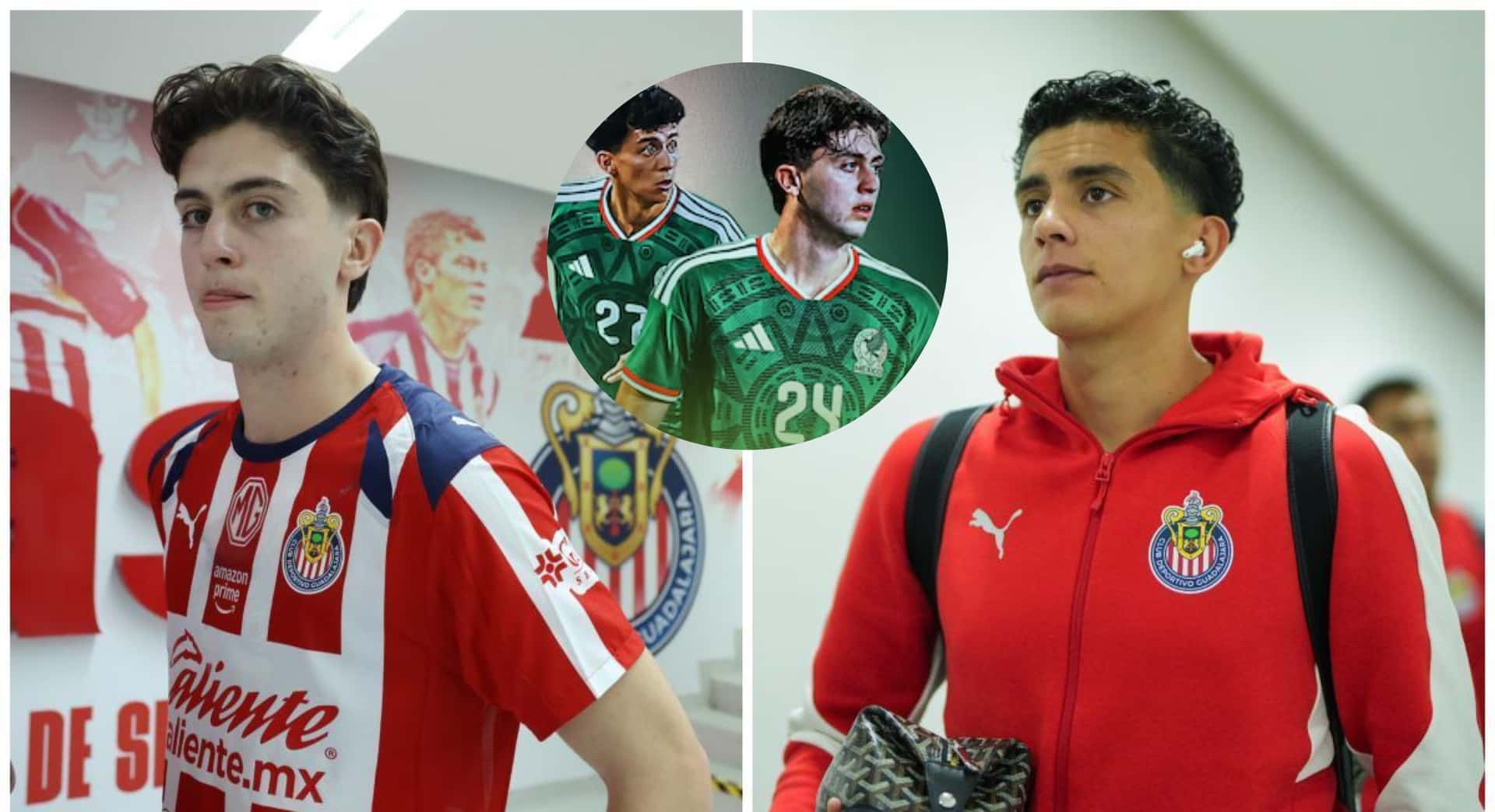 La convocatoria de Gutiérrez y Ledezma refleja el buen momento que atraviesa Chivas en el Clausura 2026