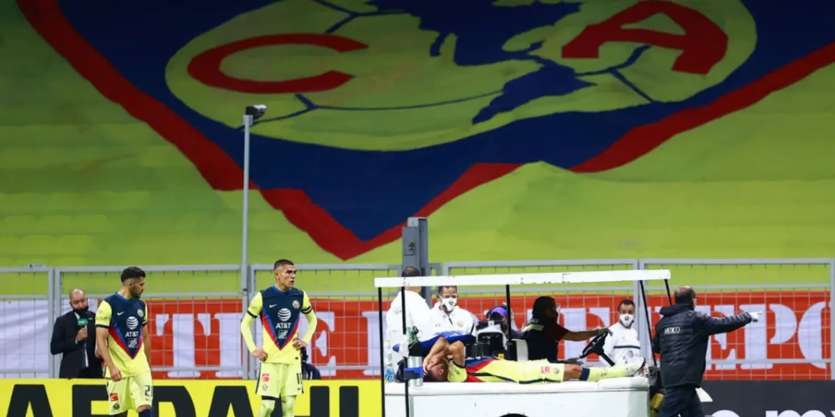 La mala suerte de América continúa y ahora Zendejas sufre una lesión que lo dejará fuera un par de semanas.