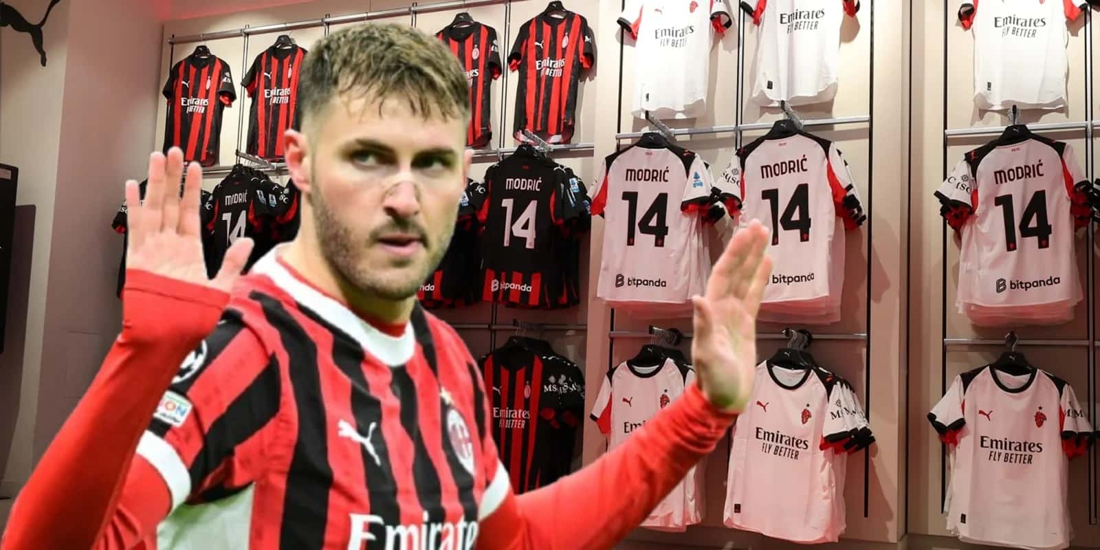 La tienda oficial de AC Milán no cuenta con la presencia de Santiago Giménez