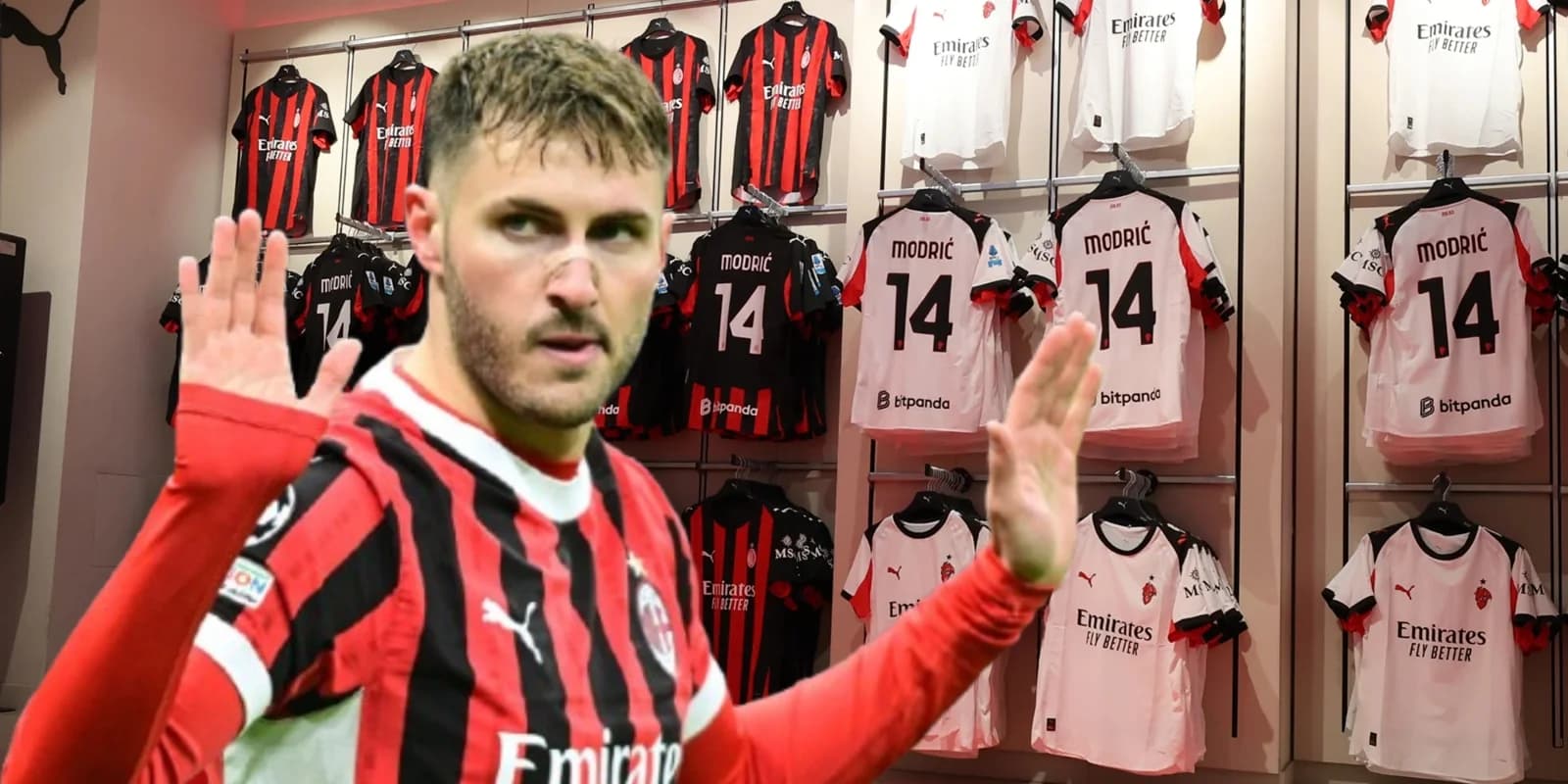 La tienda oficial de AC Milán no cuenta con la presencia de Santiago Giménez