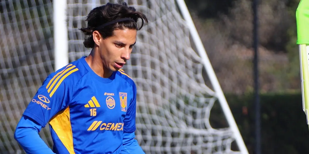 Lainez en entreno. Foto: Tigres