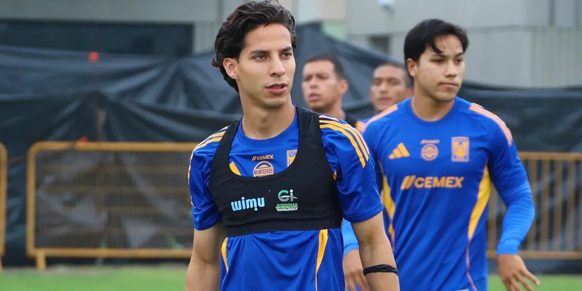 Lainez en entreno. Foto: Tigres