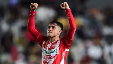 Lara en partido con Necaxa. Foto: ESTO